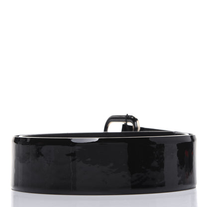 Chanel Patent Calfskin Belt 80 32 Black 2 of 8