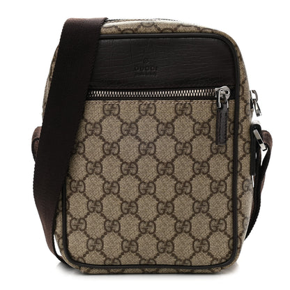 Gucci Monogram Messenger Bag Dark Brown 1 of 10