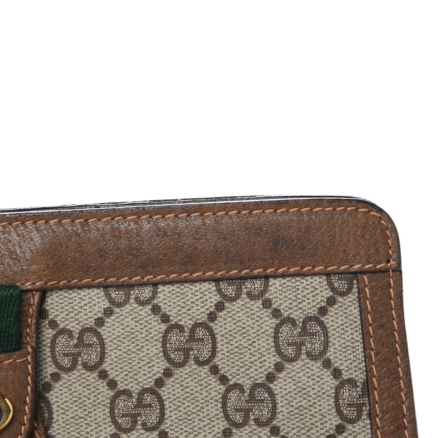 Gucci GG Plus Monogram Web Pouch Brown 9 of 9