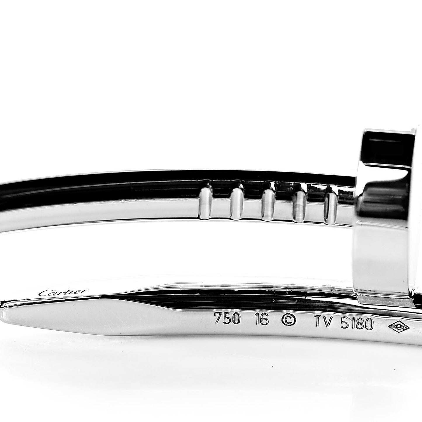 18K White Gold Juste Un Clou Bracelet 16