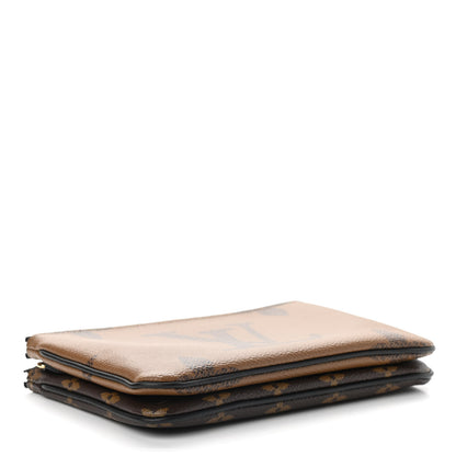 Louis Vuitton Reverse Monogram Giant Double Zip Pochette 4 of 10