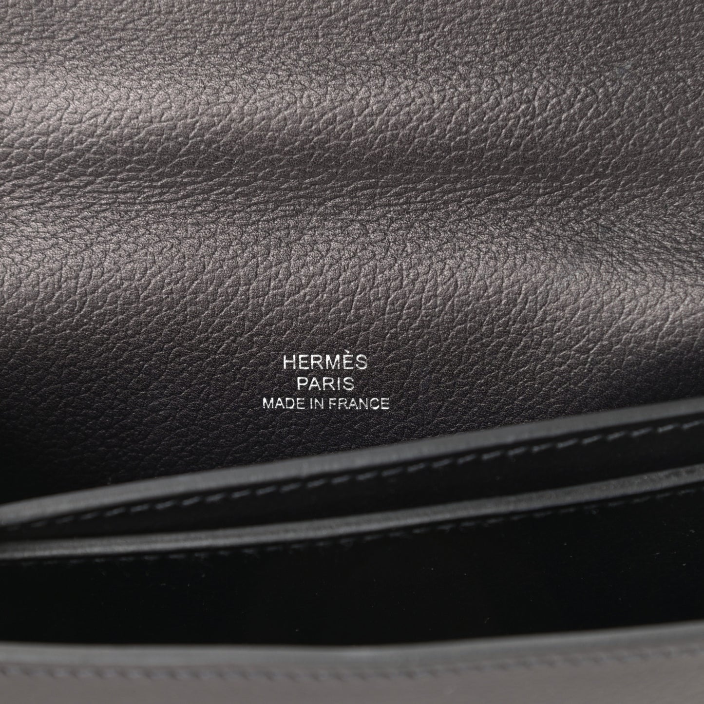 Evergrain Evercolor H Passant Clutch Bleu Indigo Black Bleu Nuit