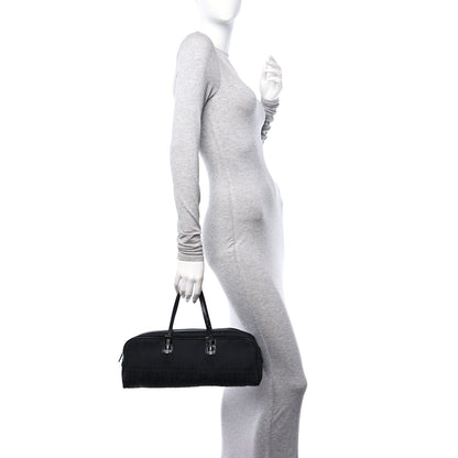 Fendi Zucca Zip Top Tote Black 2 of 10