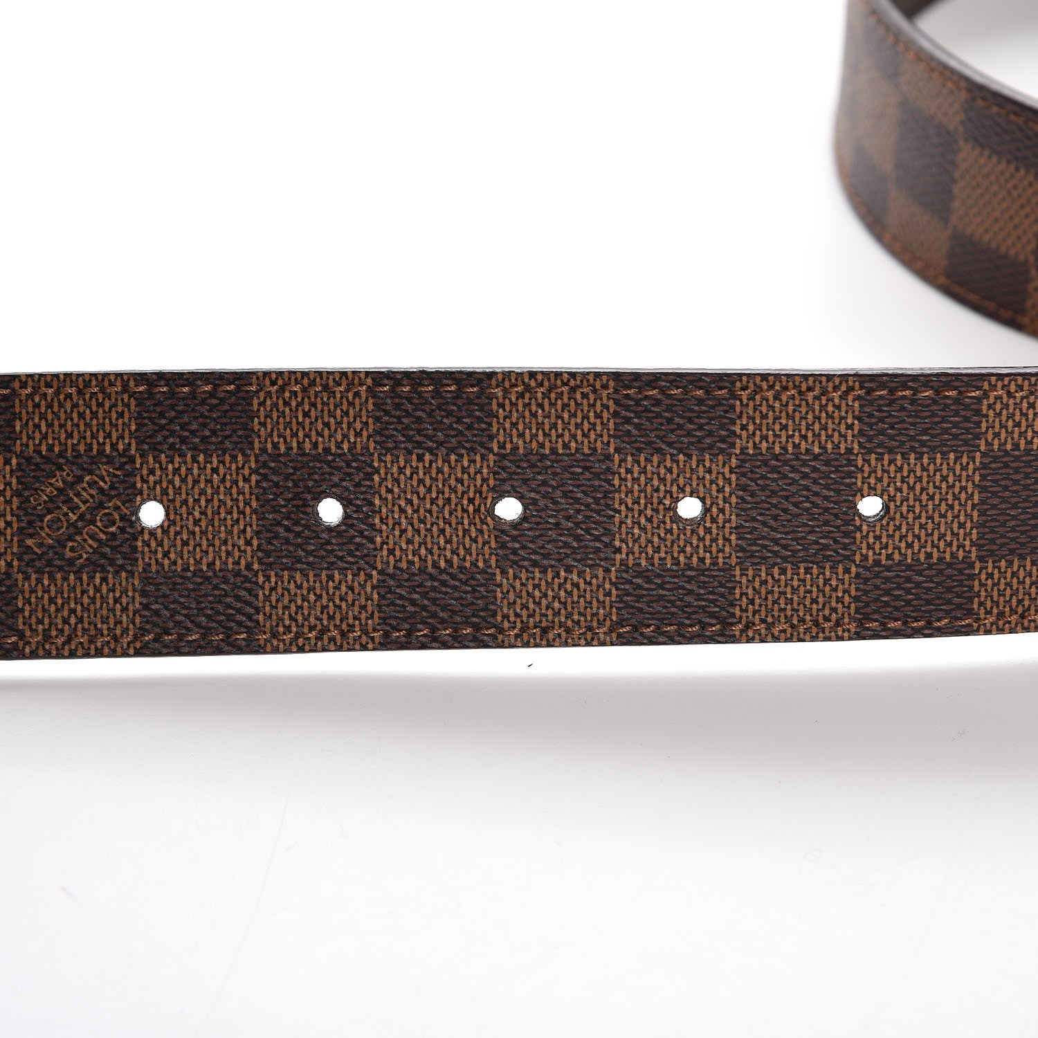 Louis Vuitton Damier Ebene 40mm LV Initiales Belt 100 40 8 of 8