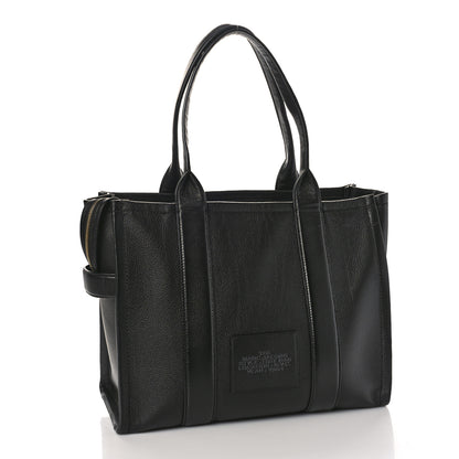 Marc Jacobs Grained Calfskin Large The Tote Bag Black 3 of 8
