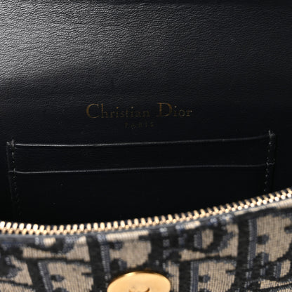 Christian Dior Oblique Saddle Belt Bag Blue 5 of 10