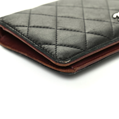 Chanel Lambskin Quilted Yen Wallet Black 11 of 11