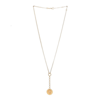 Foundrae 18K Yellow Gold Diamond Small Strength Mixed Belcher Chain Necklace 3 of 6