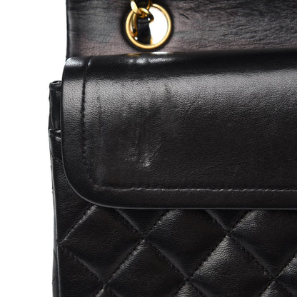 Chanel Lambskin Quilted Small Double Flap Black 10 of 15