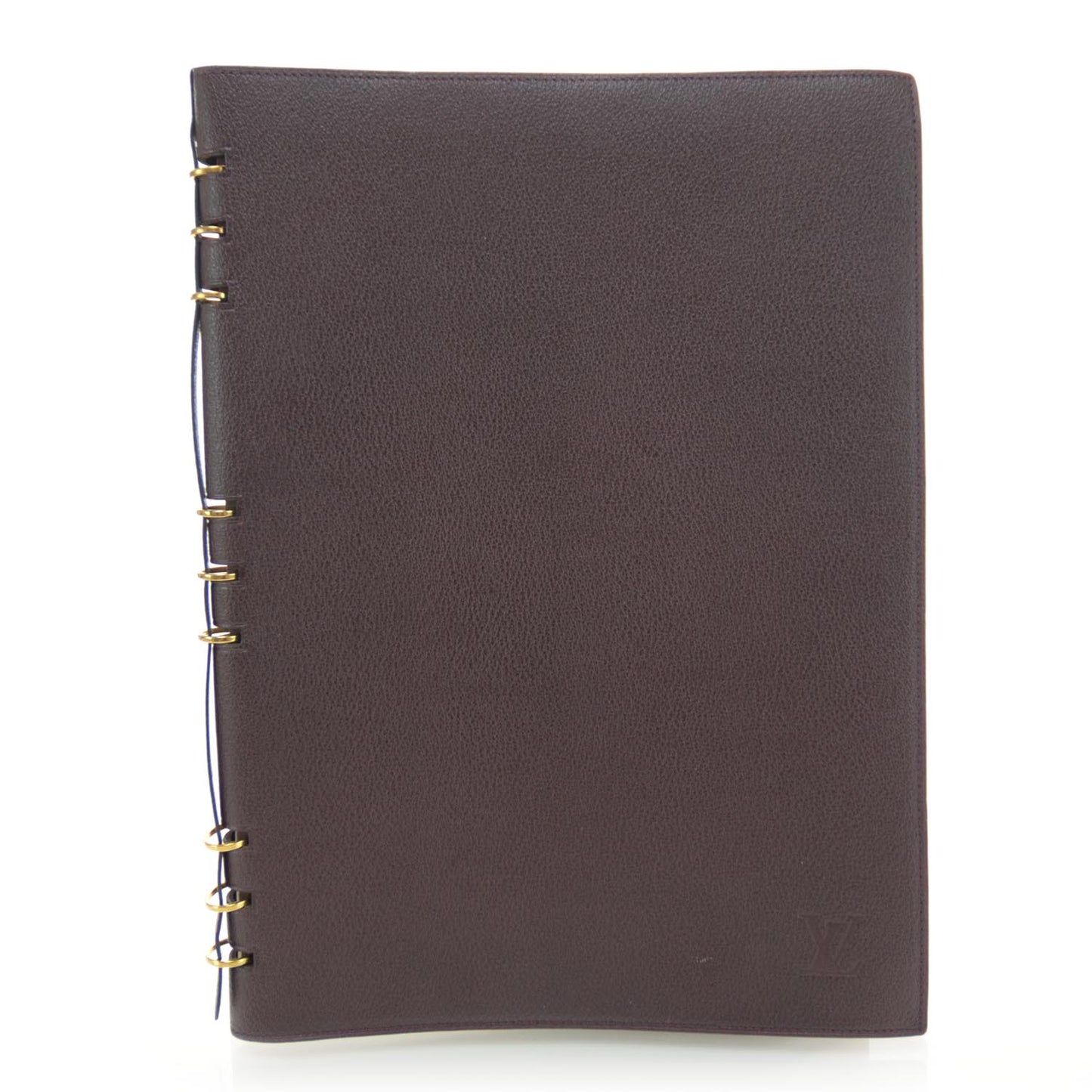 Leather Dedalus Agenda Cover Acajou