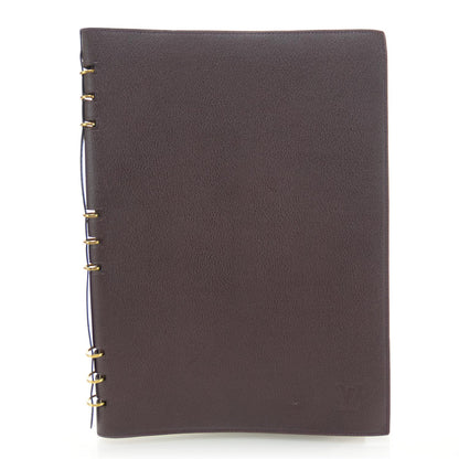 Louis Vuitton Leather Dedalus Agenda Cover Acajou 1 of 8