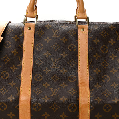 Louis Vuitton Monogram Keepall Bandouliere 55 7 of 12