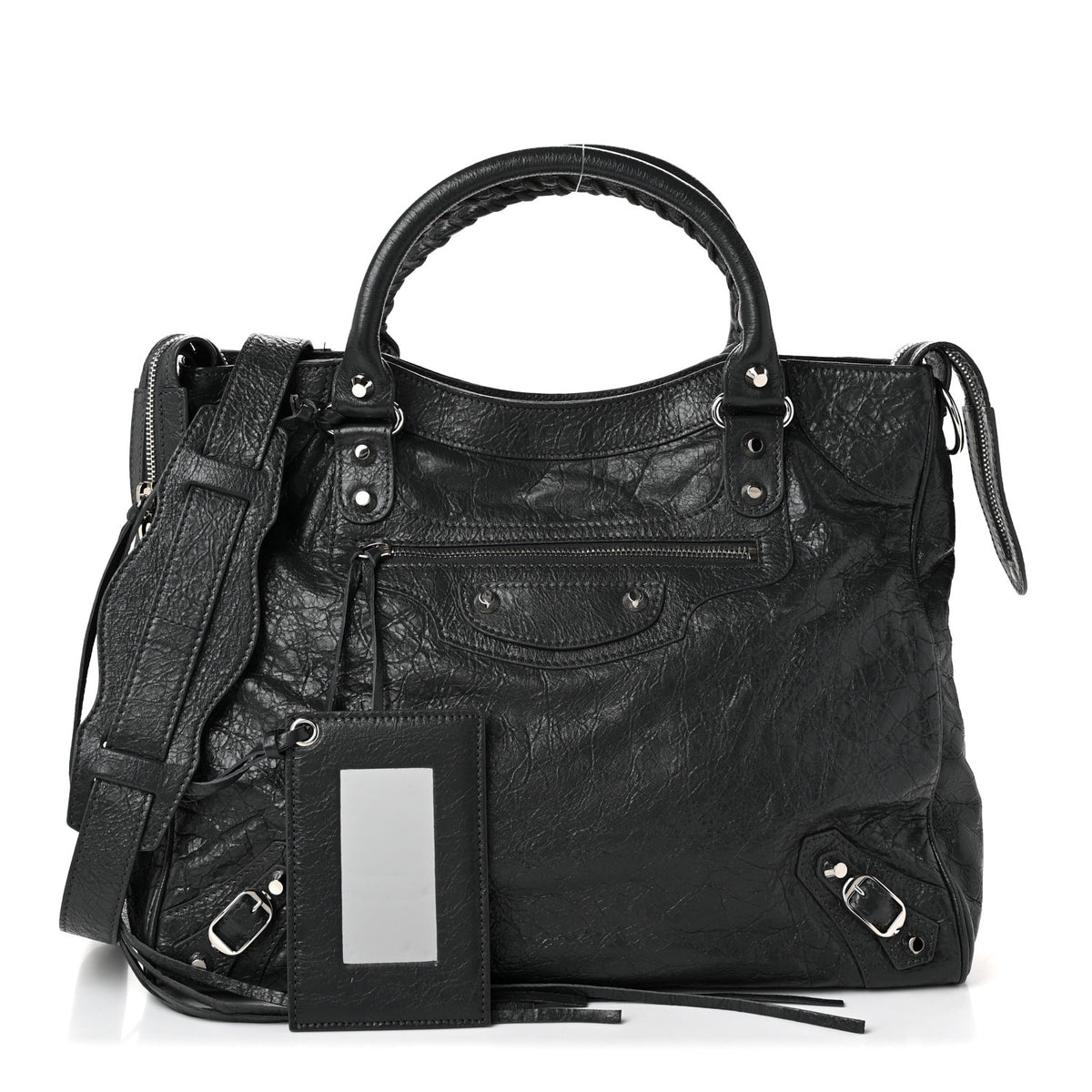 Balenciaga Agneau Classic Silver Hardware Velo Gris Fossile 3 of 11