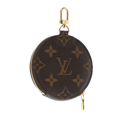 Louis Vuitton Monogram 2021 Christmas Animation Japanese Garden Round Coin Purse Wisteria Pink 3 of 7