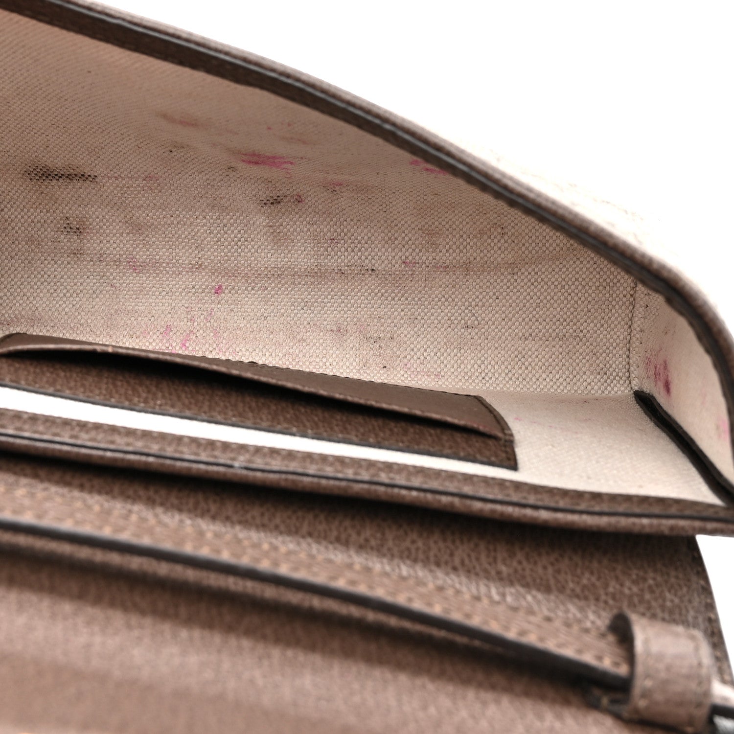 Gucci GG Supreme Monogram Calfskin Mini Ophidia Top Handle Bag Beige Ebony New Acero 5 of 15