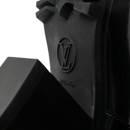 Louis Vuitton Patent Limitless Ankle Boots 37 Black 8 of 11