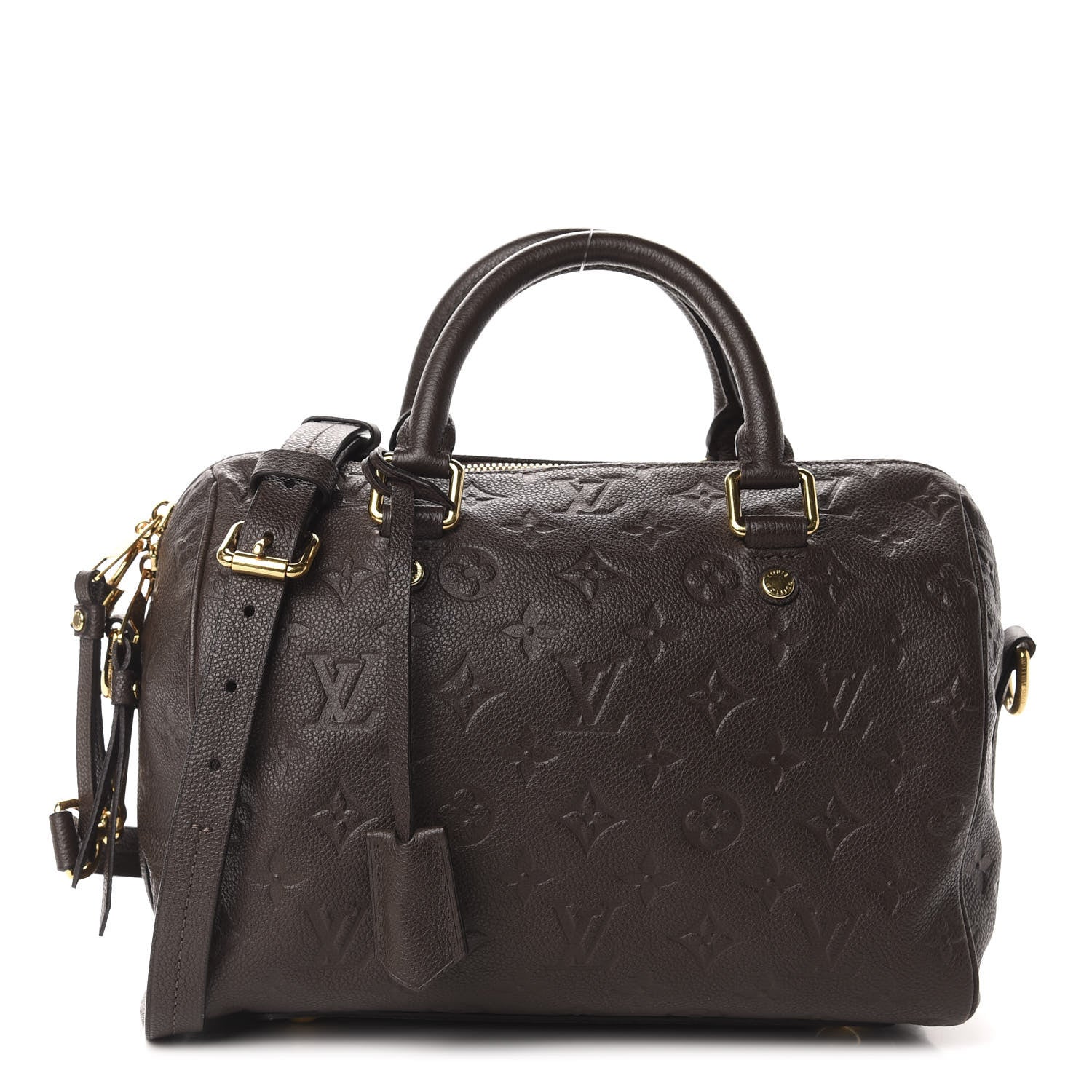 Louis Vuitton Empreinte Speedy Bandouliere 25 Chocolate 1 of 10