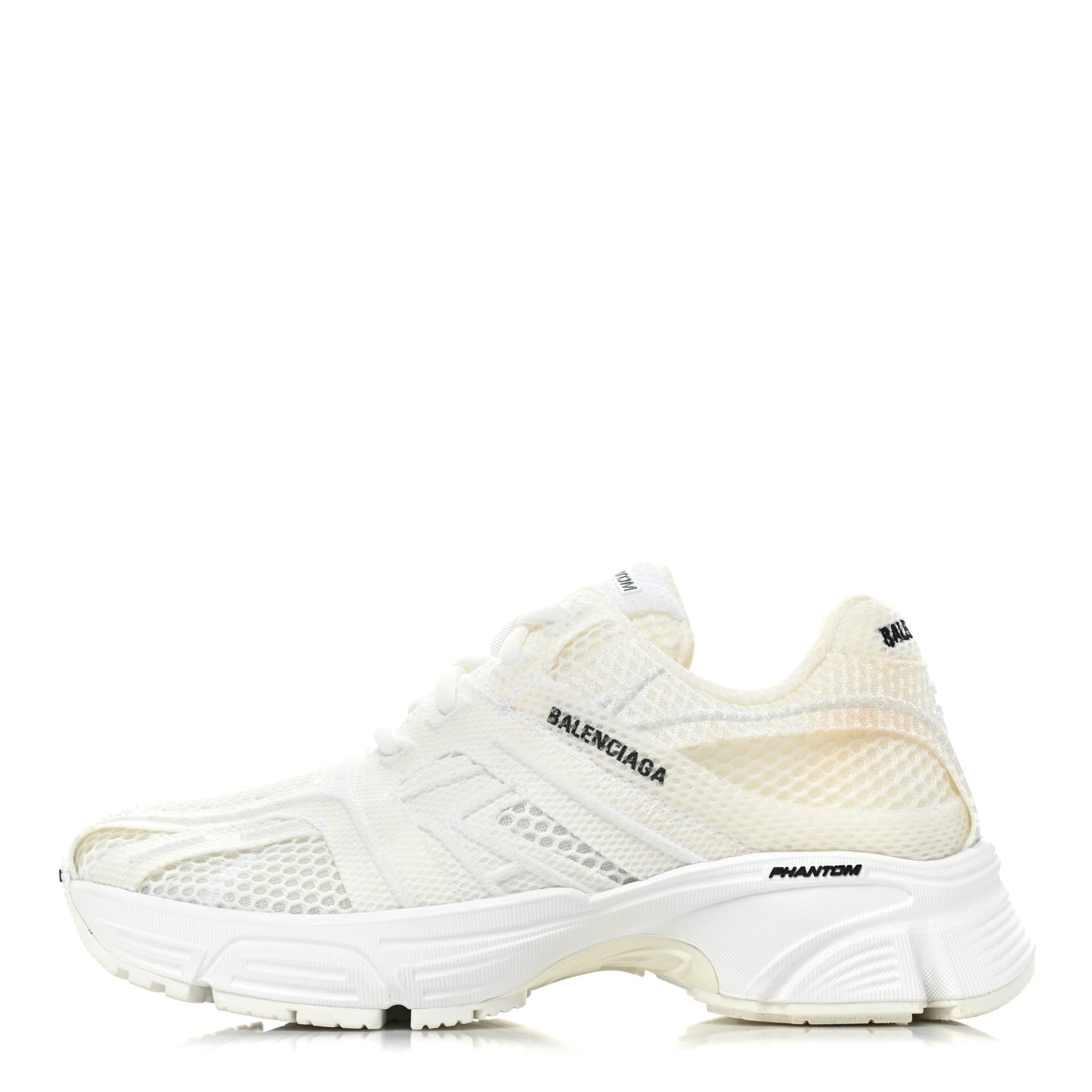 Fabric Mesh Womens Phantom Sneakers 36 White