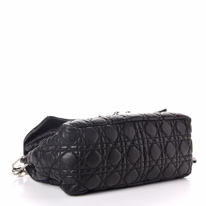 Christian Dior Lambskin Cannage New Lock Flap Black 4 of 6