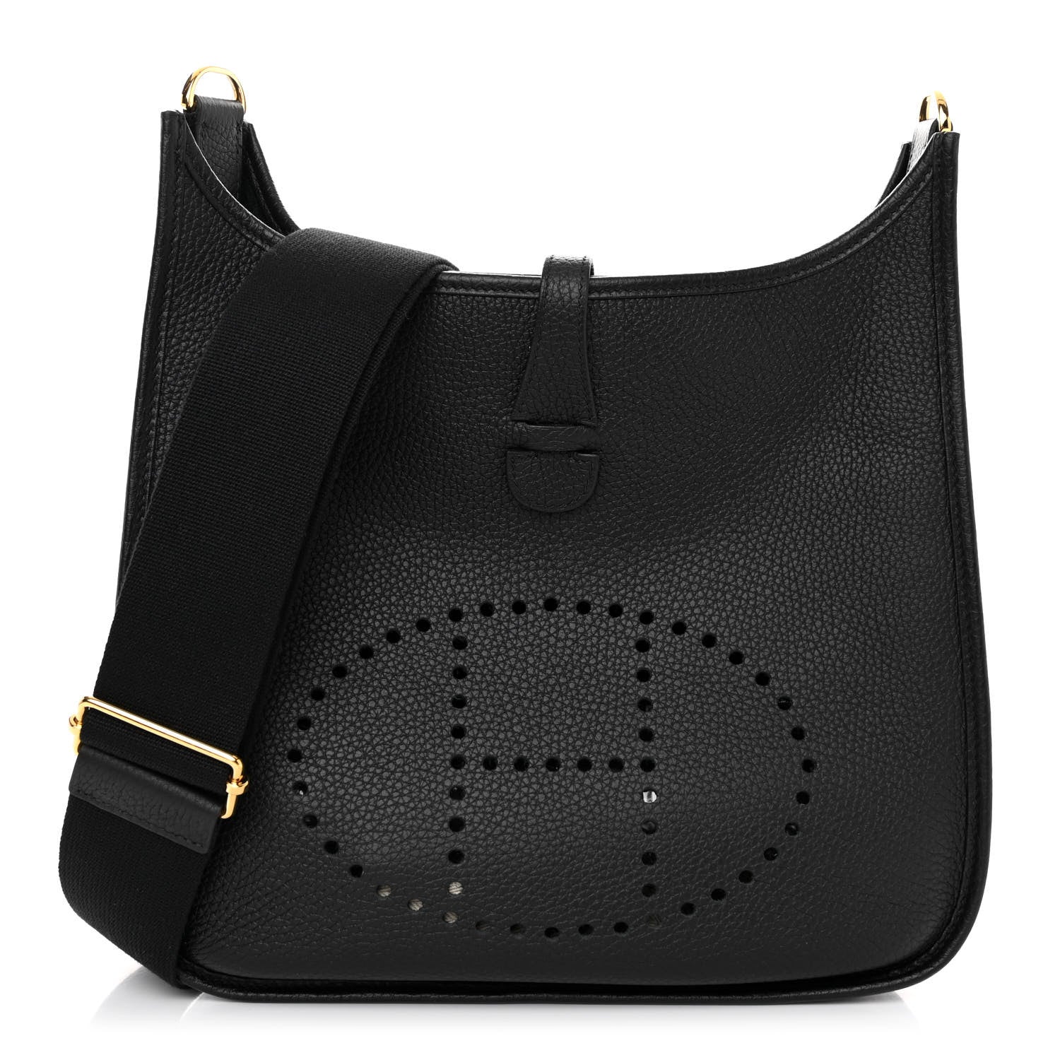 Hermes Taurillon Clemence Evelyne III PM Black 1 of 10