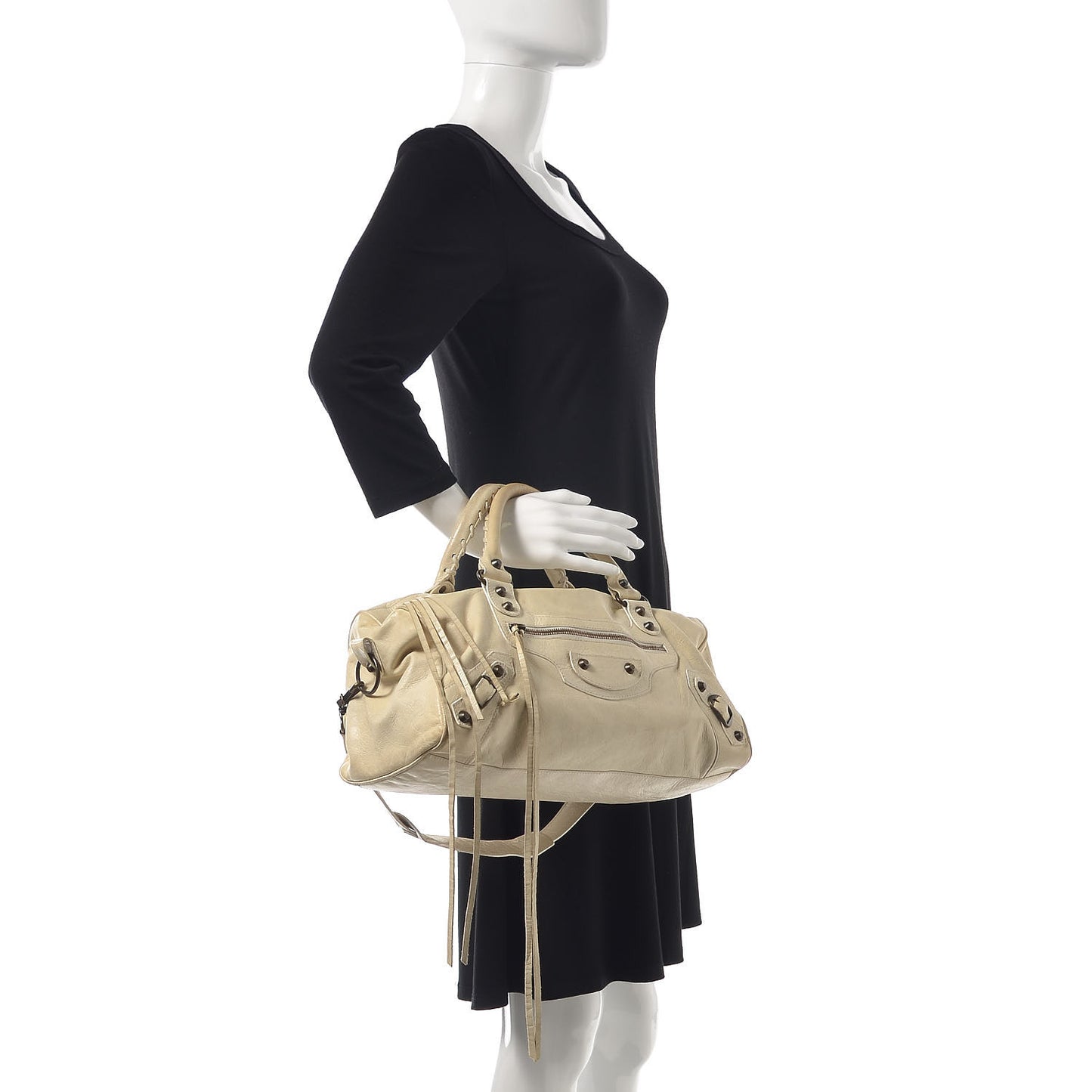 Agneau Classic Hardware Twiggy White