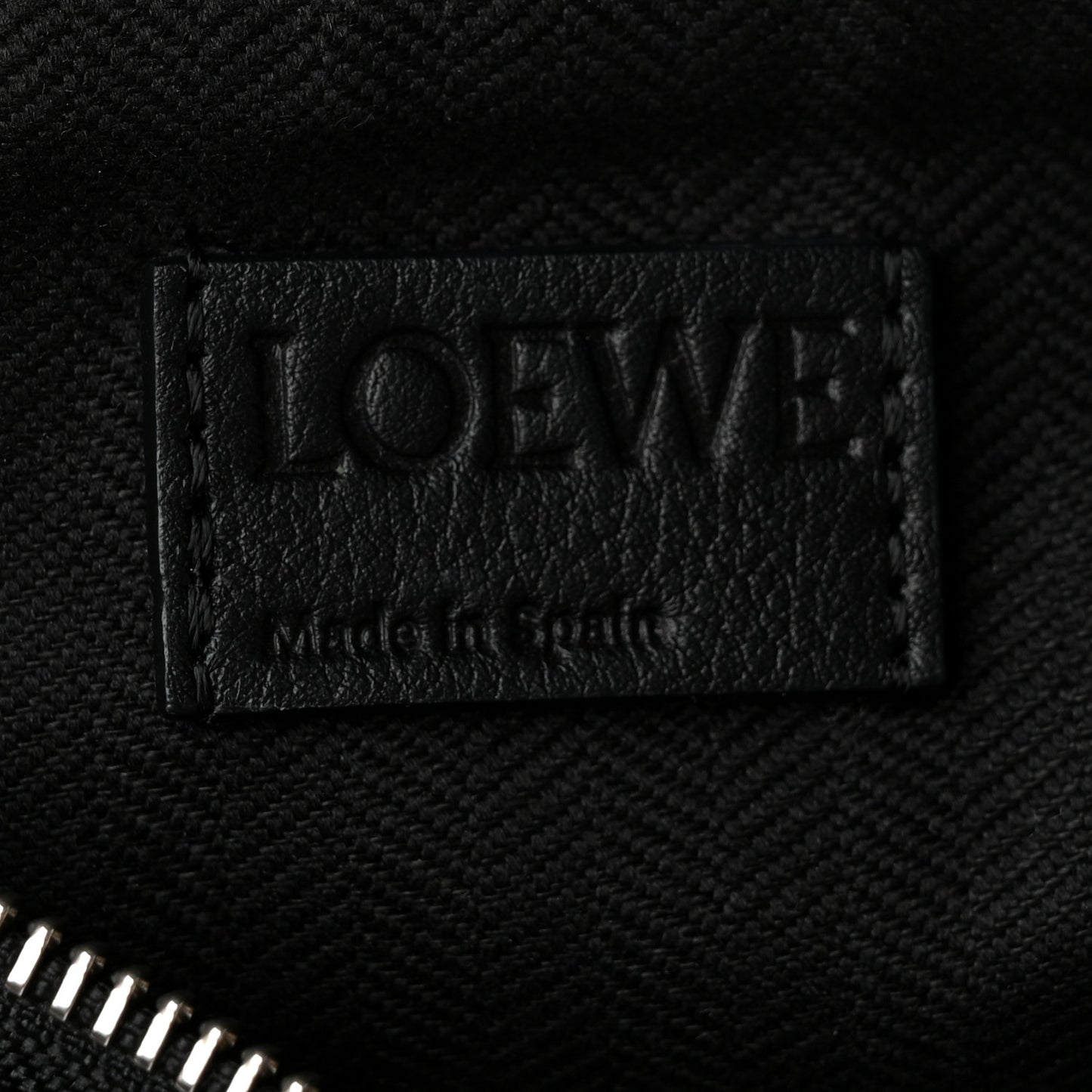 Calfskin Small Puzzle Bumbag Black