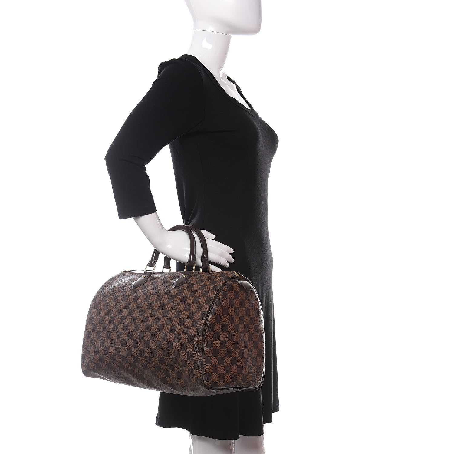 Louis Vuitton Damier Ebene Speedy 35 2 of 12