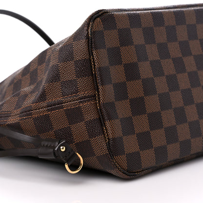 Louis Vuitton Damier Ebene Neo Neverfull MM Rose Ballerine 7 of 8