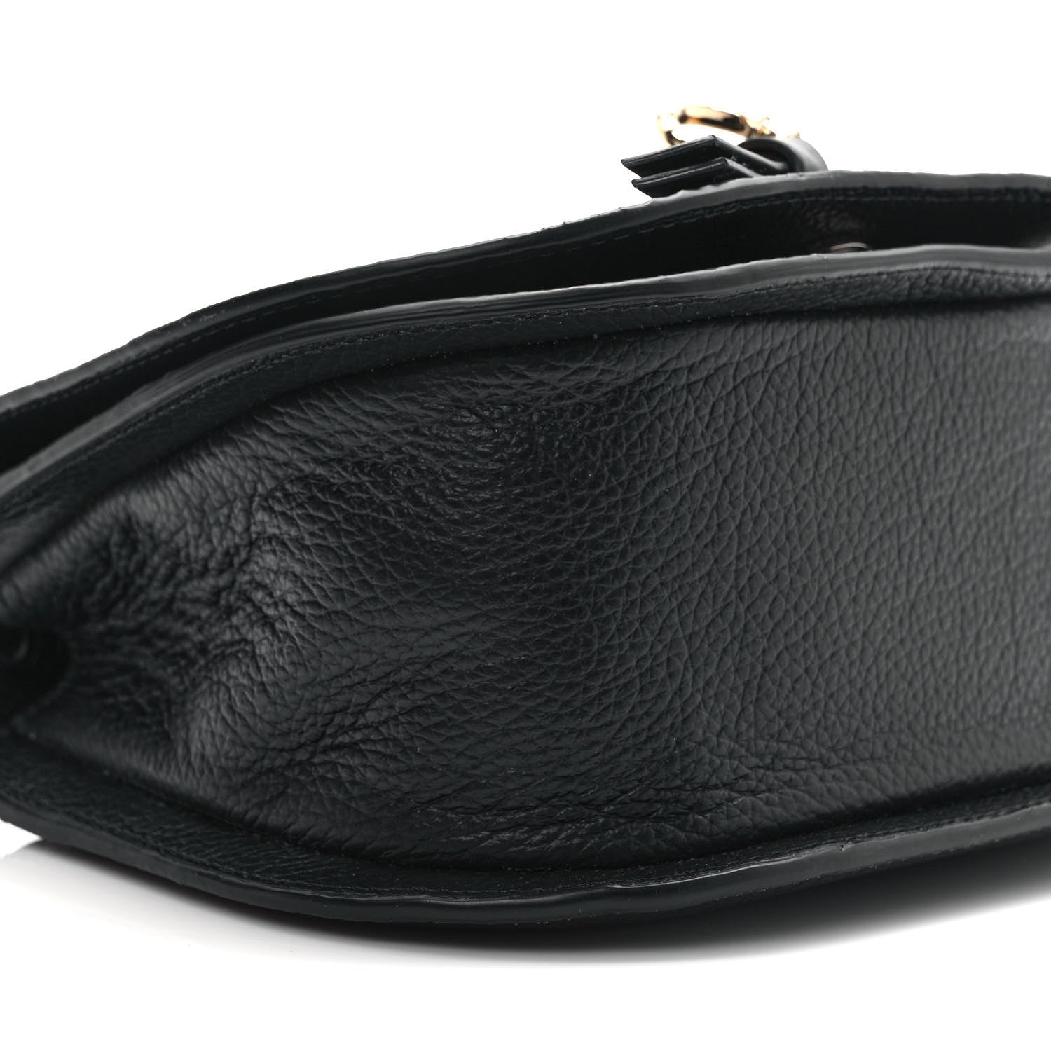 Chloe Calfskin Mini Alphabet Saddle Bag Black 8 of 9