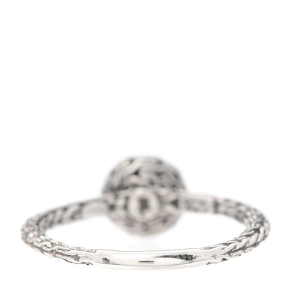 John Hardy Sterling Silver Dot Hammered Ring 57 8 4 of 5