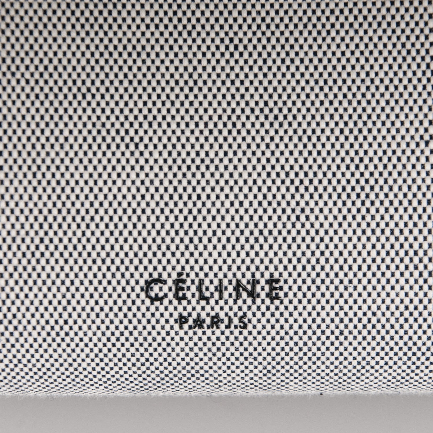 Celine Cotton Canvas Calfskin Mini Belt Bag Navy Blue 8 of 10