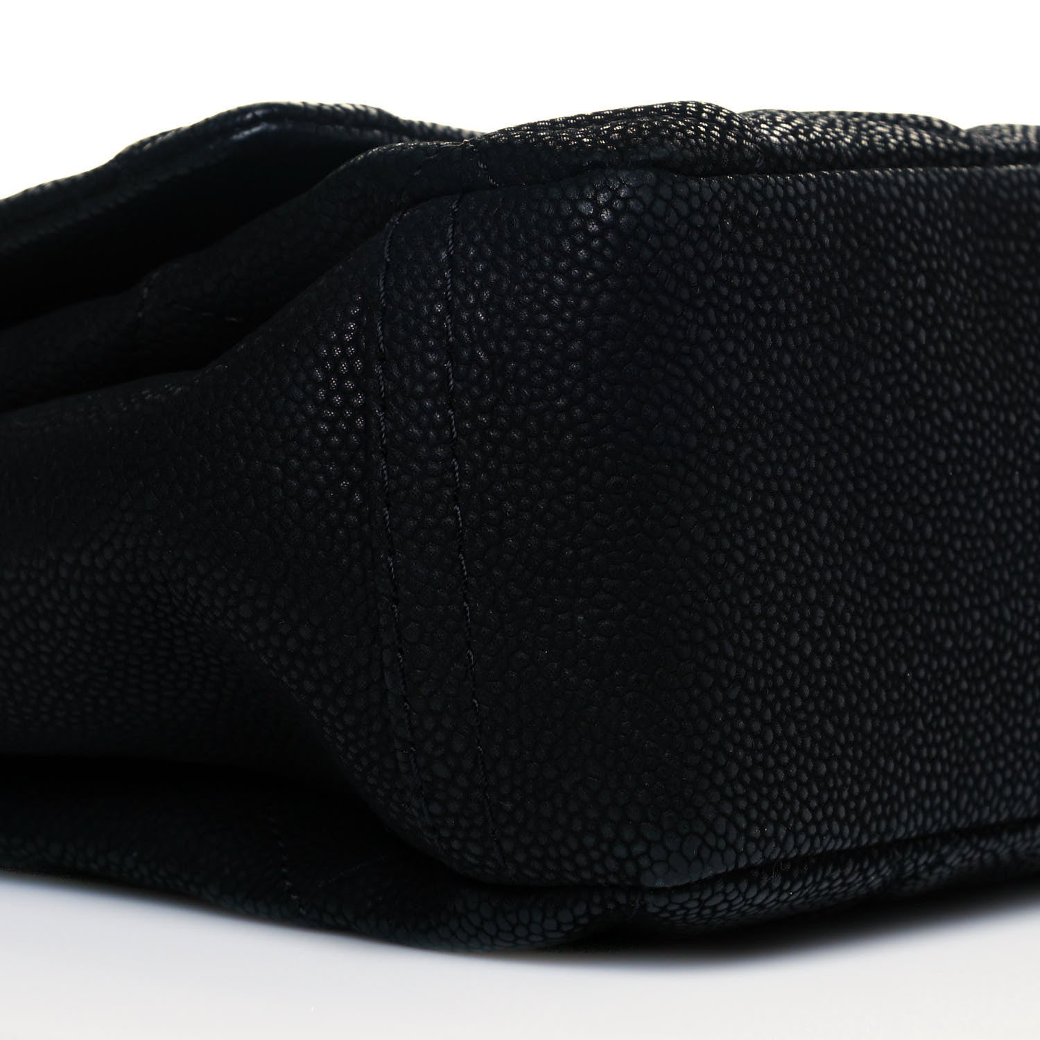 Chanel Iridescent Caviar Quilted Medium Lady Pearly Flap Black 9 of 14