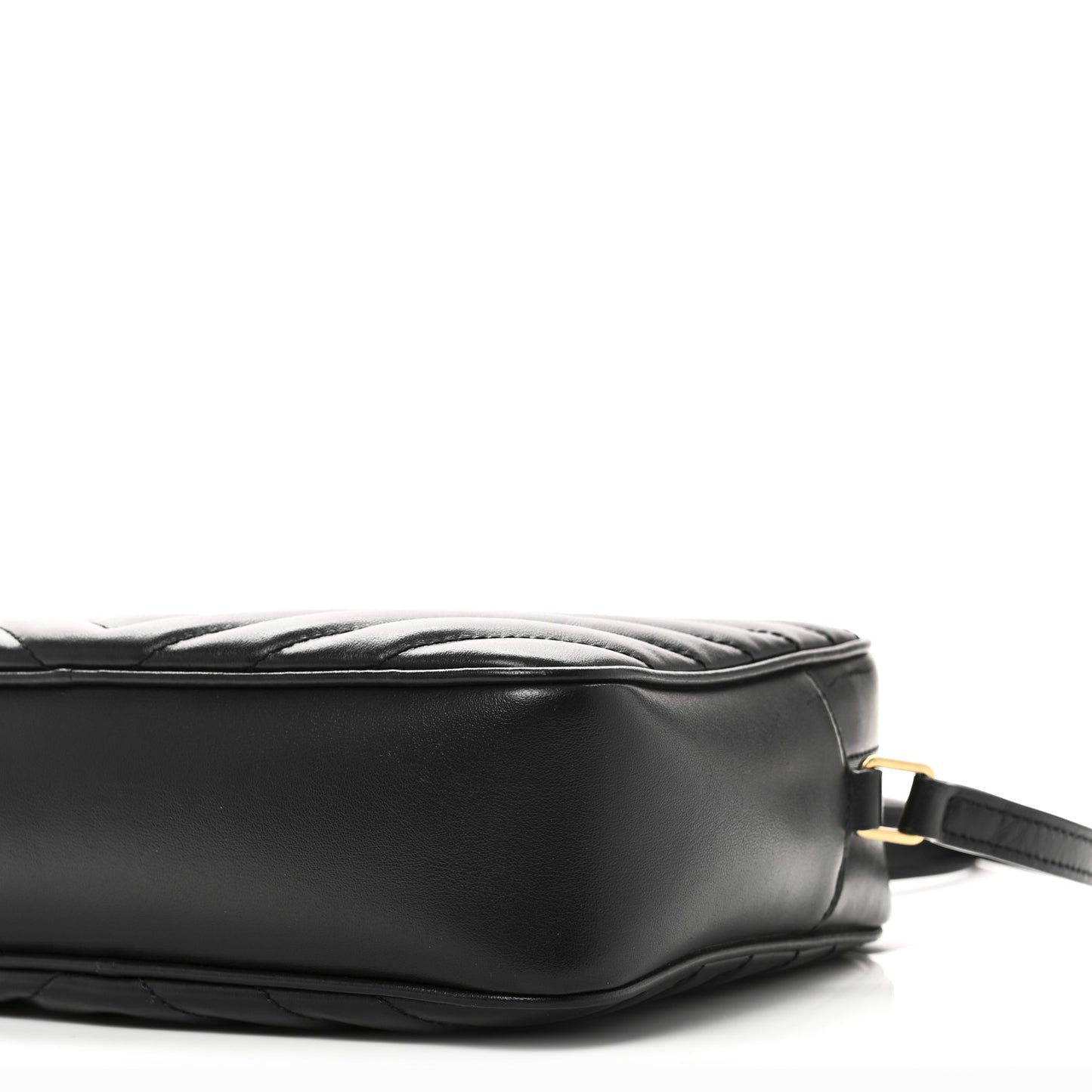 Calfskin Matelasse Monogram Lou Camera Bag Black