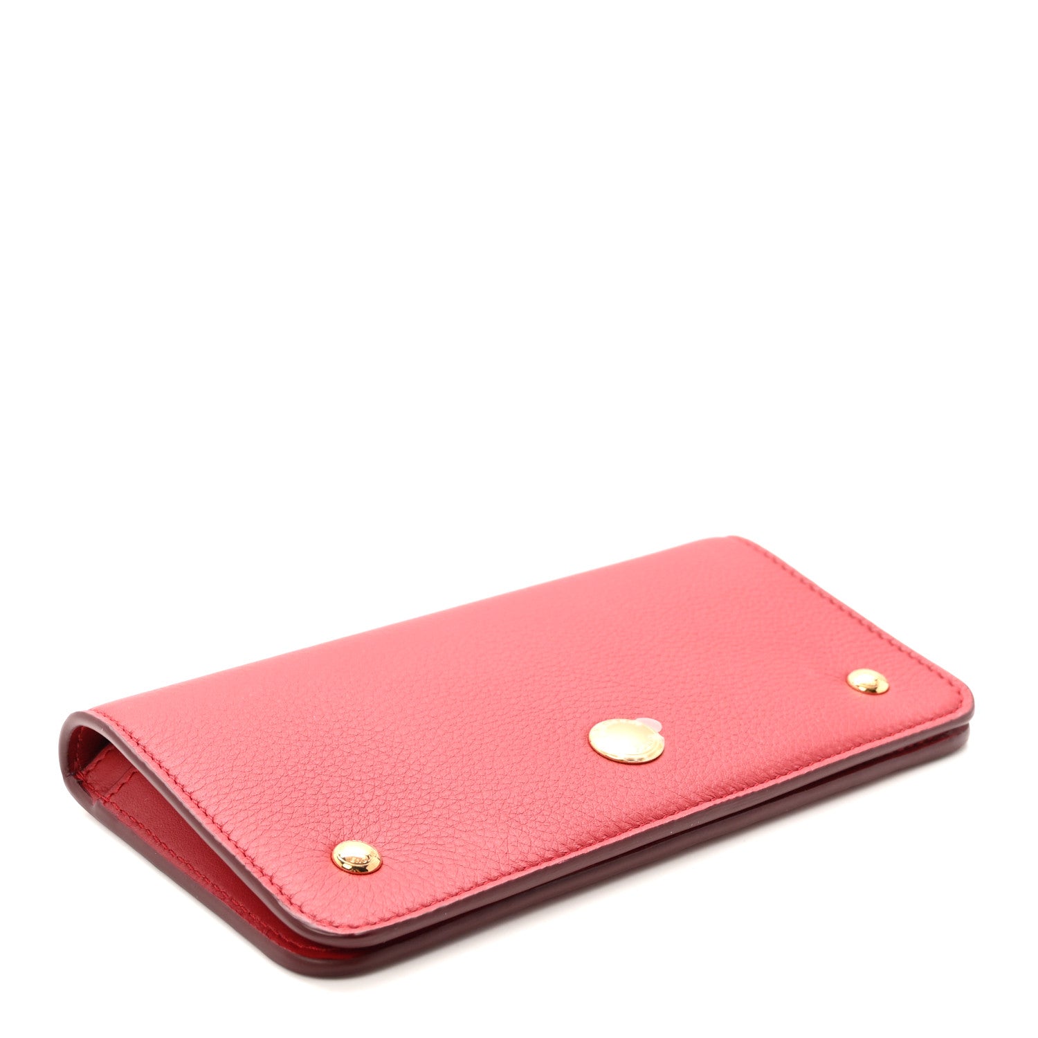 Burberry Marais Calfskin Rowe Continental Wallet Dark Carmine 4 of 6