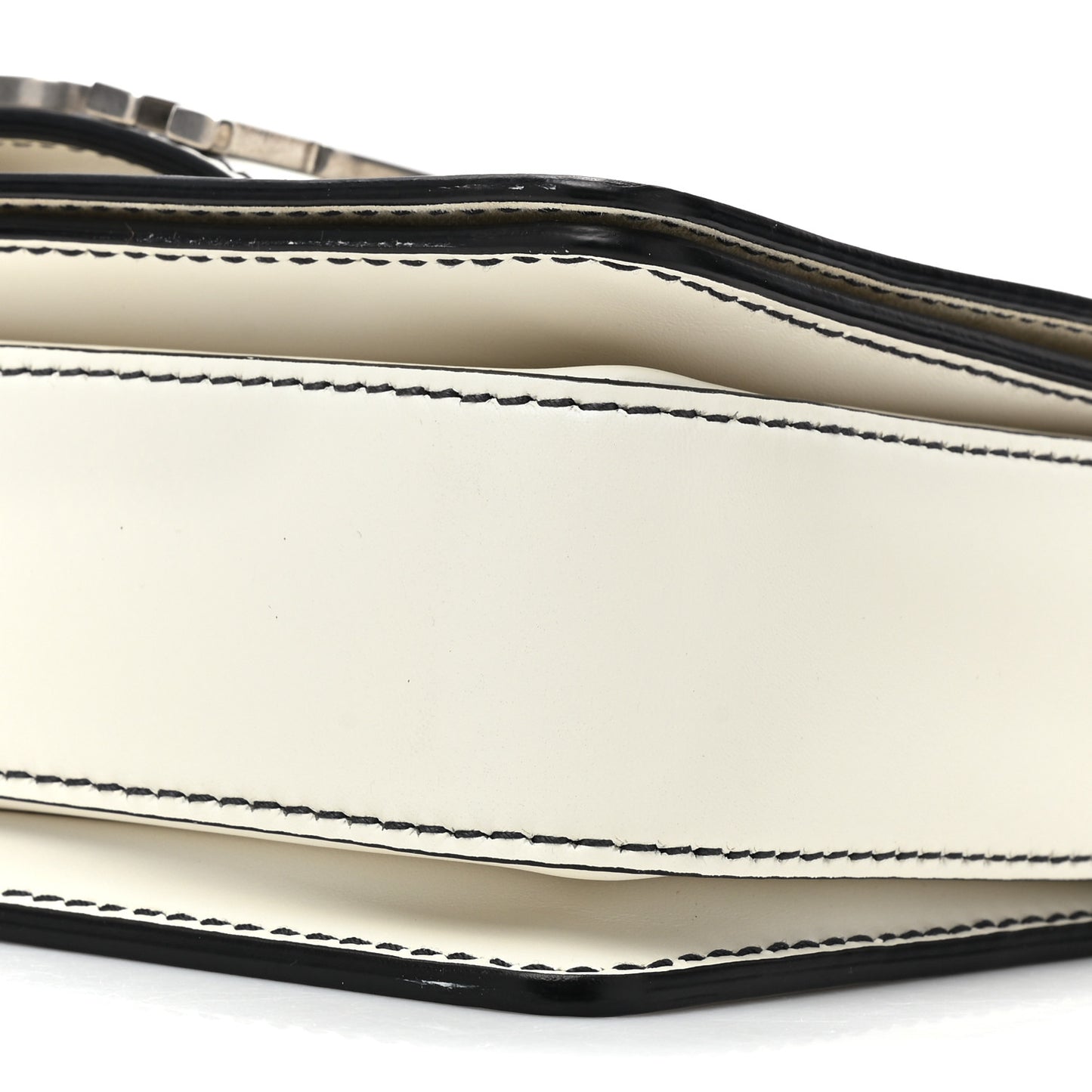 Smooth Calfskin Dio(r)evolution Flap Bag Off White