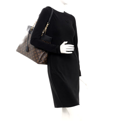 Louis Vuitton Monogram Pallas Shopper Black 2 of 6