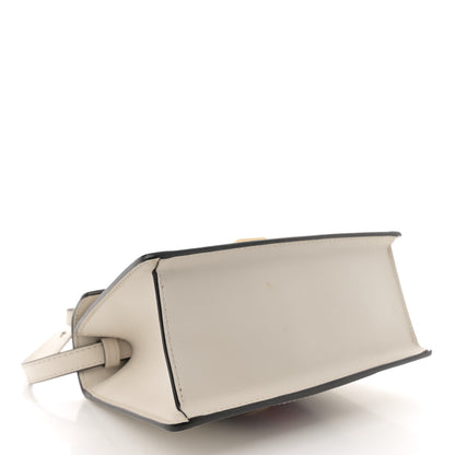 Gucci Calfskin Mini Sylvie Top Handle Bag White 4 of 14