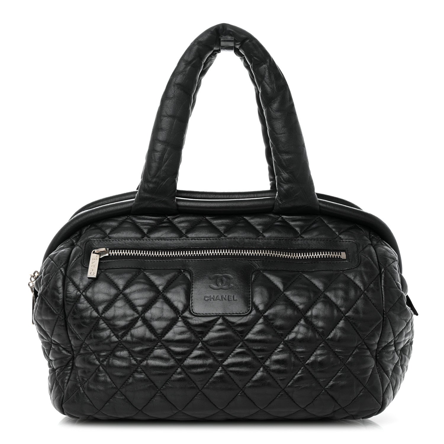 Chanel Lambskin Coco Cocoon Bowler Black 1 of 15