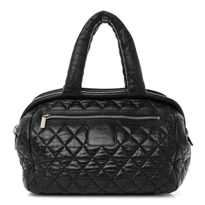 Chanel Lambskin Coco Cocoon Bowler Black 1 of 15