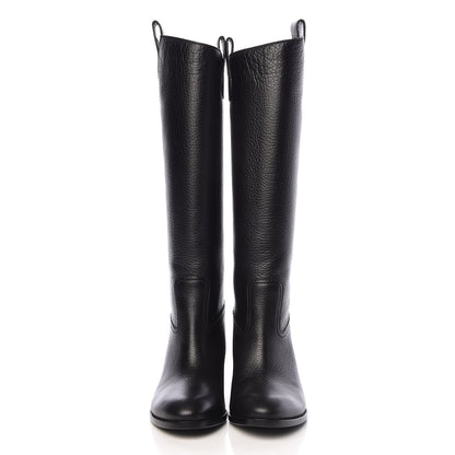 Gucci Cellarius Soft Calfskin Riding Boots 36 Black 2 of 9
