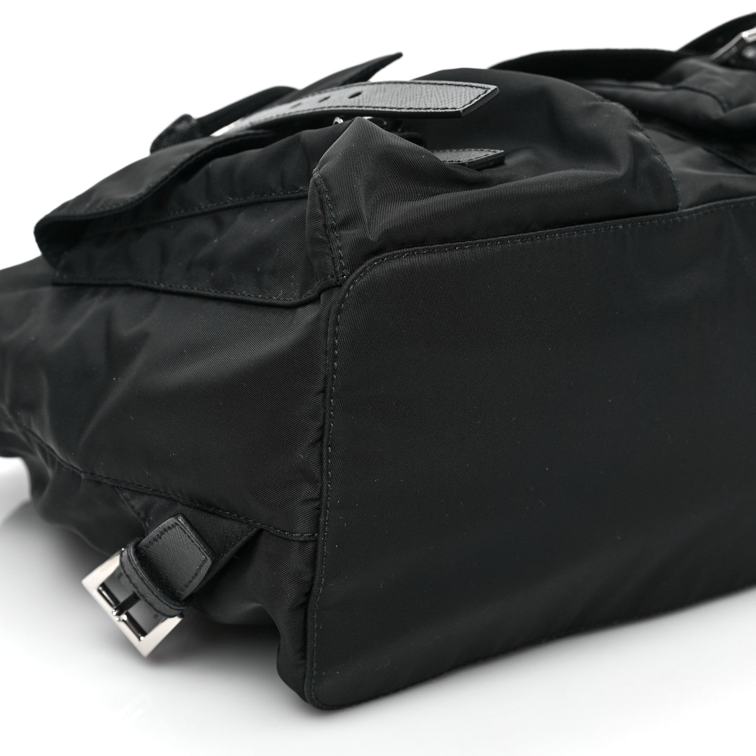 Prada Re-Nylon Saffiano Medium Backpack Black 8 of 9