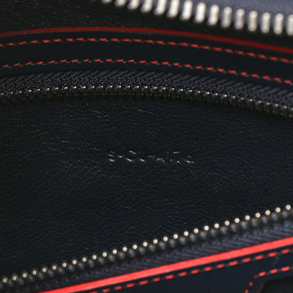 Celine Satin Debossed Calfskin Mini Luggage Navy Blue 7 of 14