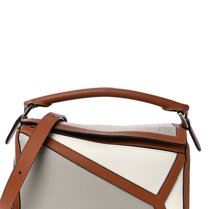 Loewe Calfskin Small Graphic Puzzle Bag Ghost Soft White 6 of 8
