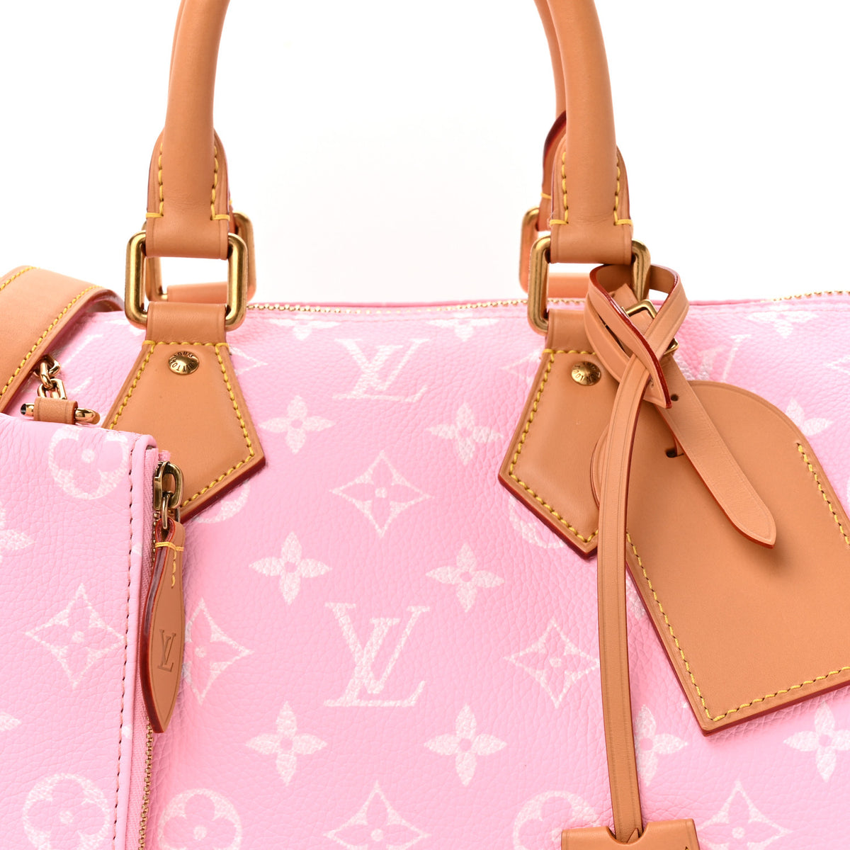 Calfskin Monogram Speedy P9 Bandouliere 30 Candy