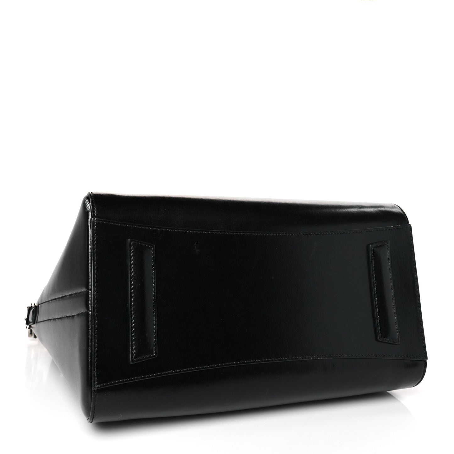 Shiny Lord Calfskin Medium Antigona Black