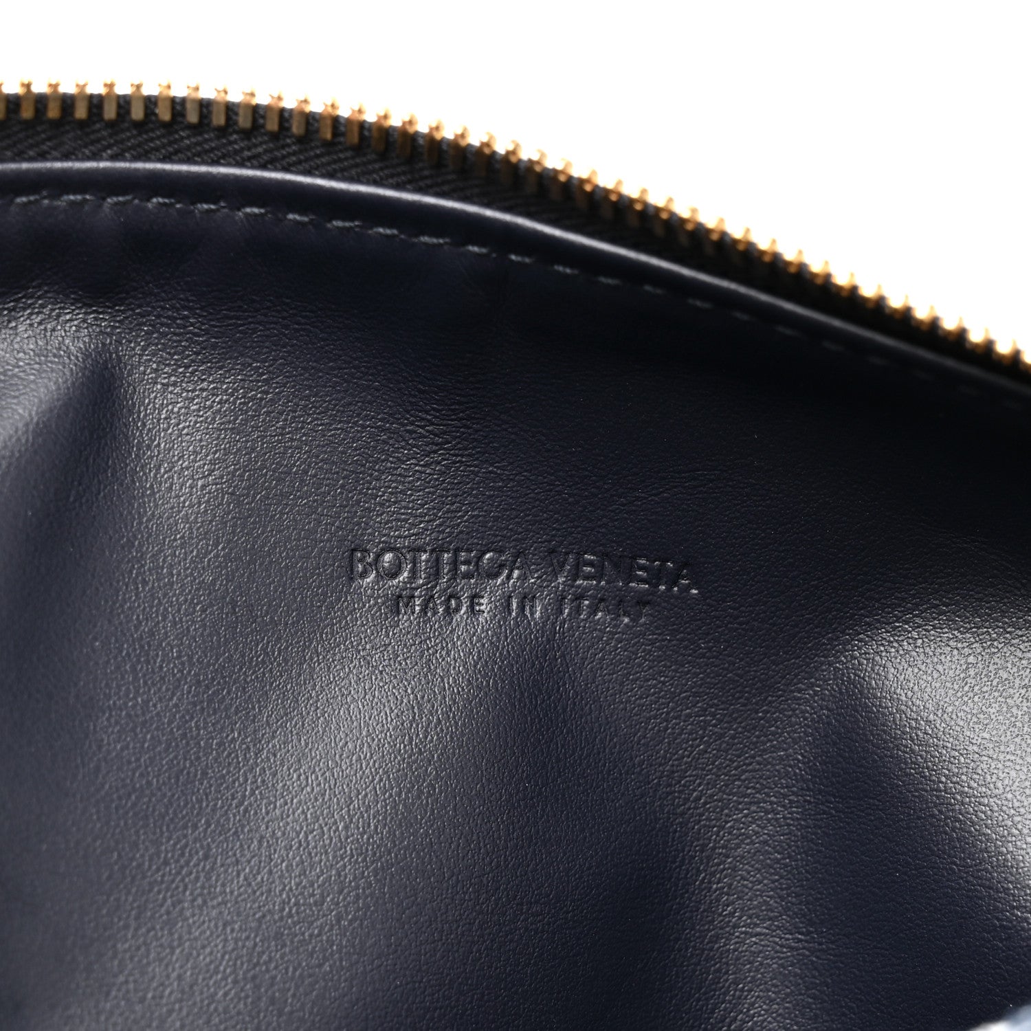 Bottega Veneta Denim Boucle Wallace Shoulder Bag Navy White Space 6 of 10
