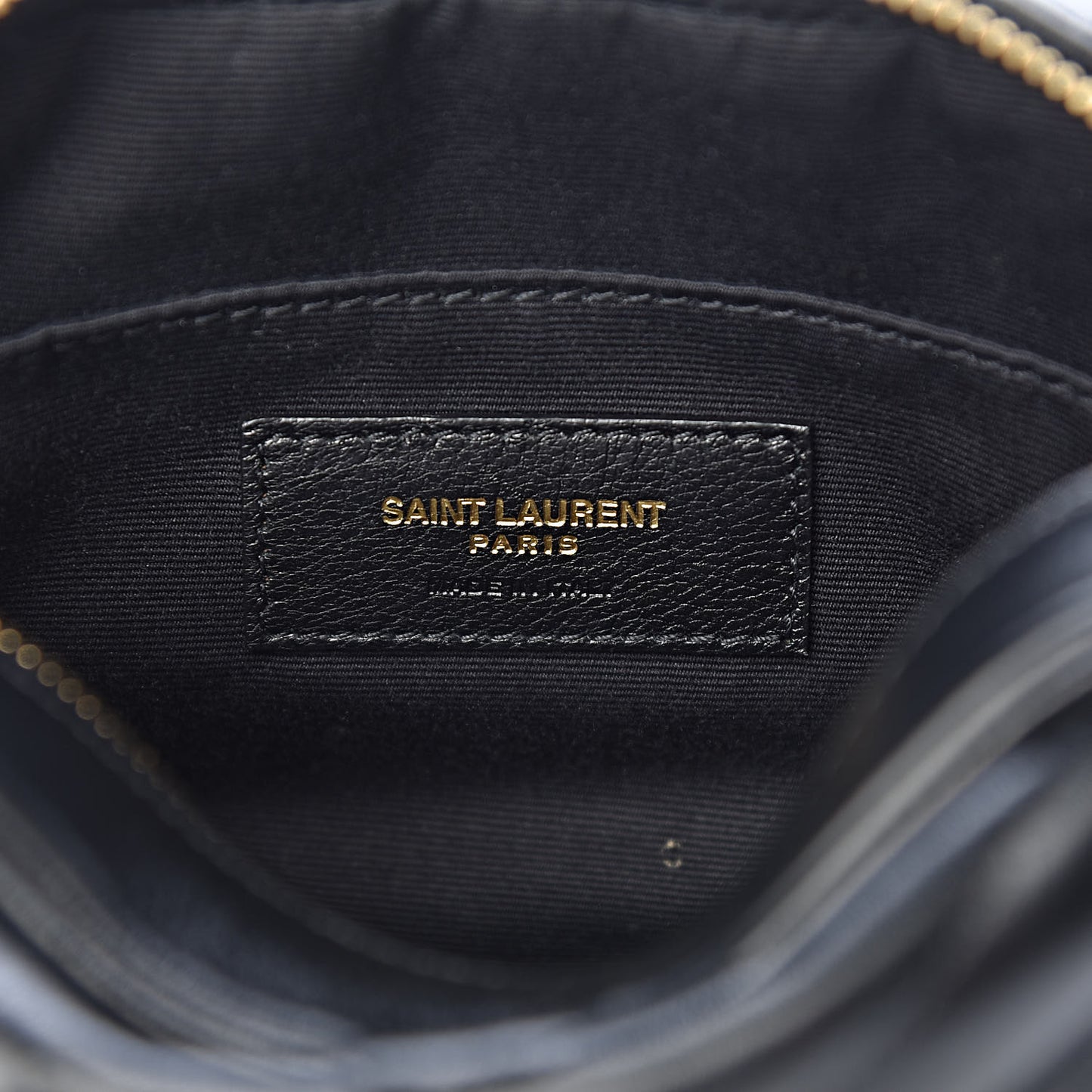 Calfskin Matelasse Monogram Lou Belt Bag Black