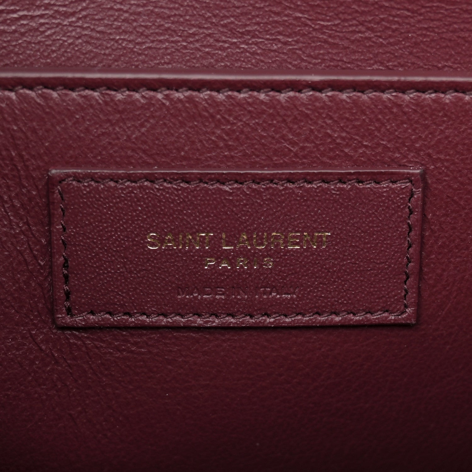 Saint Laurent Smooth Calfskin Manhattan Shoulder Bag Rouge 6 of 11