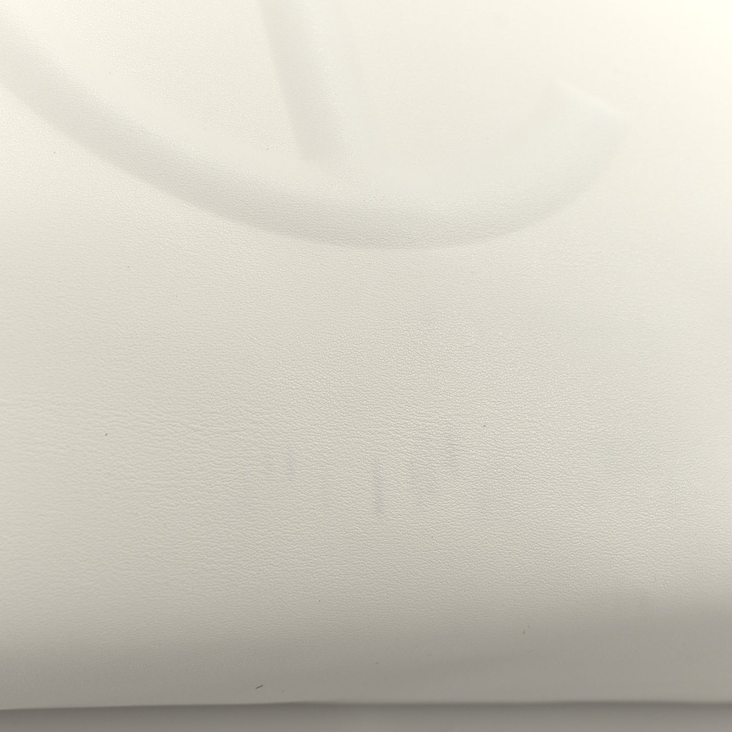 Vegan Leather Medium Shopping Bag White
