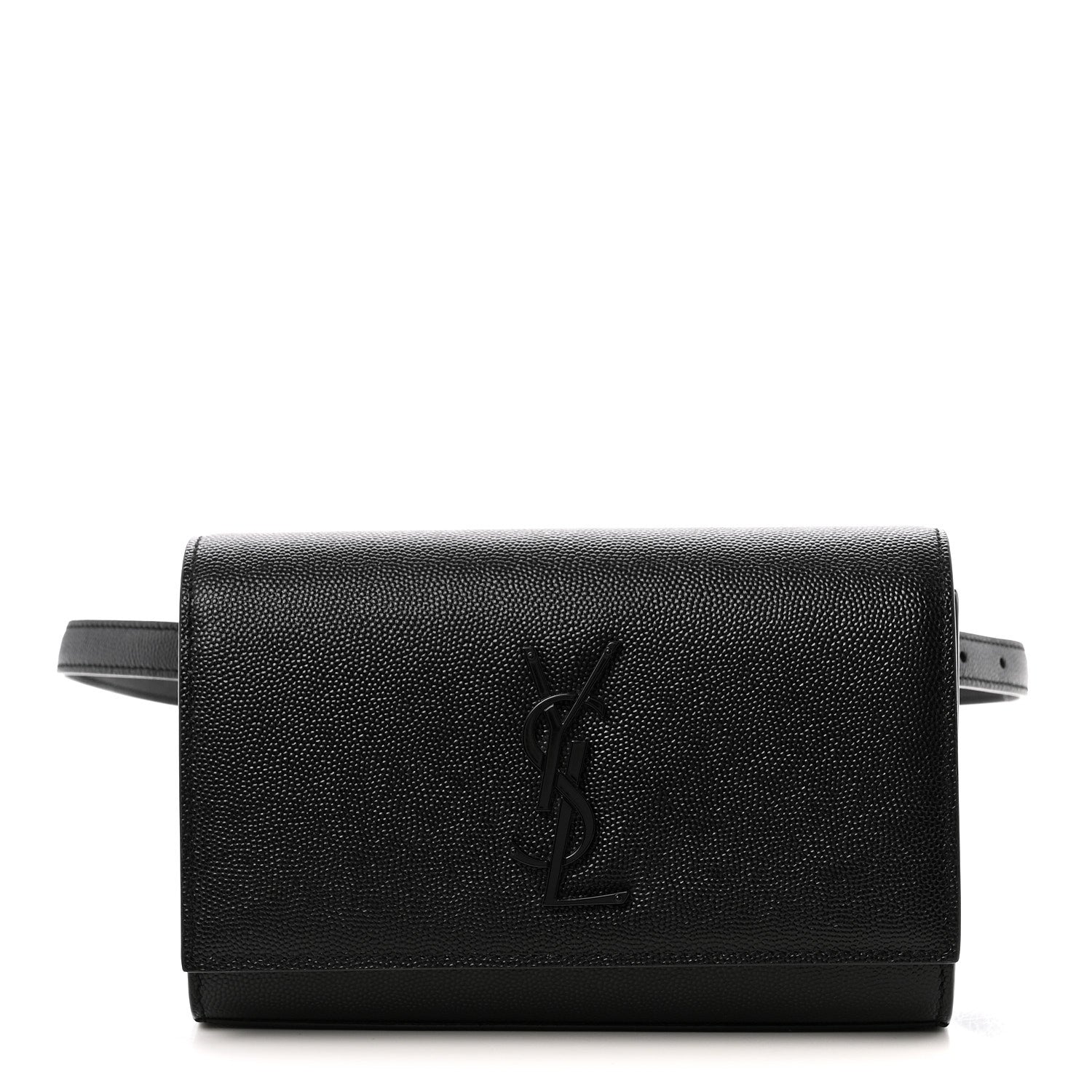 Saint Laurent Grain De Poudre Monogram Kate Belt Bag Black 1 of 11